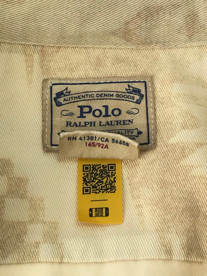 【中古品】【メンズ】 POLO RALPH LAUREN ポロ・ラルフローレン L/S SHIRT ネイティブ柄  ロングスリーブシャツ 長袖 トップス 146-250201-mo-10-tag サイズ：M カラー：ベージュ 万代Net店