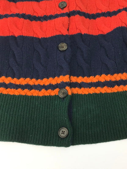 【中古品】【メンズ】 POLO RALPH LAUREN ポロ・ラルフローレン WOOL CASHMERE MULTI CARDIGAN ウール カシミヤ マルチカーディガン ニット トップス 146-250128-yk-11-tag サイズ：Ｍ カラー：マルチカラー 万代Net店