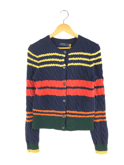 【中古品】【メンズ】 POLO RALPH LAUREN ポロ・ラルフローレン WOOL CASHMERE MULTI CARDIGAN ウール カシミヤ マルチカーディガン ニット トップス 146-250128-yk-11-tag サイズ：Ｍ カラー：マルチカラー 万代Net店