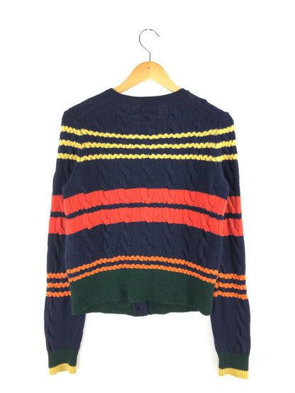 【中古品】【メンズ】 POLO RALPH LAUREN ポロ・ラルフローレン WOOL CASHMERE MULTI CARDIGAN ウール カシミヤ マルチカーディガン ニット トップス 146-250128-yk-11-tag サイズ：Ｍ カラー：マルチカラー 万代Net店