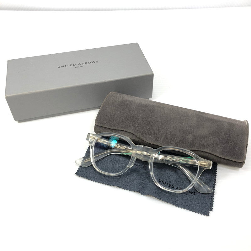 【中古品】【メンズ】 UNITED ARROWS ユナイテッドアローズ × KANEKO OPTICAL 金子眼鏡 コラボ メガネ アイウェア アクセサリー 度入り 203-250119-hi-05-tag サイズ：なし カラー：クリア 万代Net店