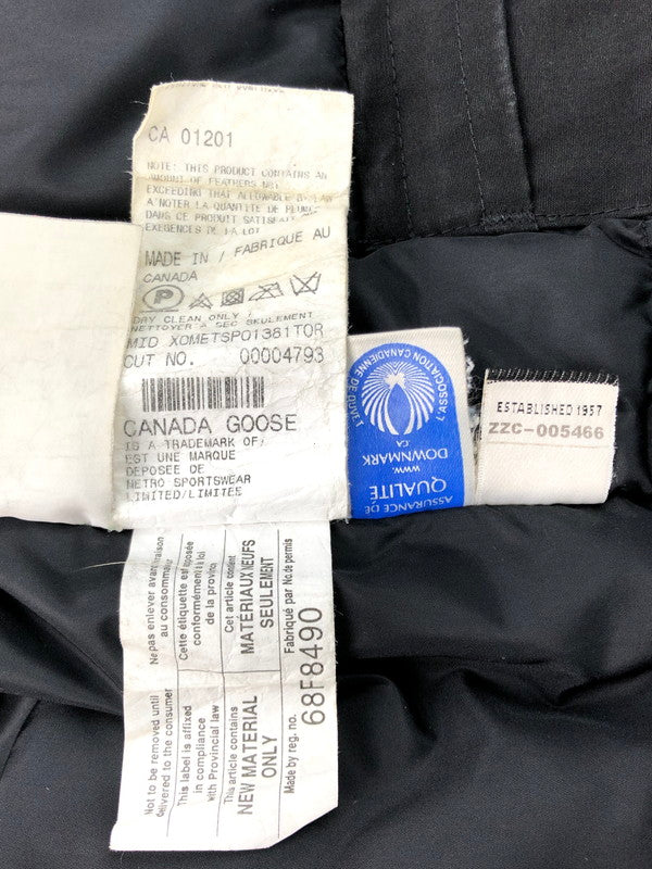 【現状渡し品】【レディース】 CANADA GOOSE カナダグース VANCOUVER JACKET 3423JM バンクーバージャケット アウター 168-250119-mo-10-tag サイズ：2XS カラー：ブラック 万代Net店