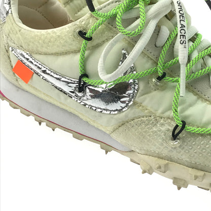 【中古品】【レディース】 NIKE ナイキ CD8180-100 ×OFF-WHITE オフホワイト WOMEN'S WAFFLE RACER "WHITE" ウィメンズワッフル レーサー ホワイト スニーカー 靴 160-250120-ki-11-tag サイズ：27.5cm US10.5 カラー：WHITE/ELECTRIC GREEN-BLACK 万代Net店