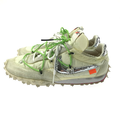 【中古品】【レディース】 NIKE ナイキ CD8180-100 ×OFF-WHITE オフホワイト WOMEN'S WAFFLE RACER "WHITE" ウィメンズワッフル レーサー ホワイト スニーカー 靴 160-250120-ki-11-tag サイズ：27.5cm US10.5 カラー：WHITE/ELECTRIC GREEN-BLACK 万代Net店