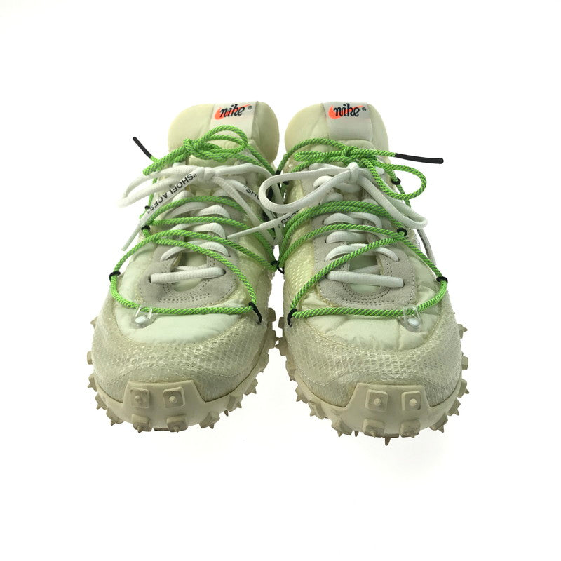 【中古品】【レディース】 NIKE ナイキ CD8180-100 ×OFF-WHITE オフホワイト WOMEN'S WAFFLE RACER "WHITE" ウィメンズワッフル レーサー ホワイト スニーカー 靴 160-250120-ki-11-tag サイズ：27.5cm US10.5 カラー：WHITE/ELECTRIC GREEN-BLACK 万代Net店