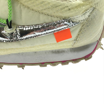 【中古品】【レディース】 NIKE ナイキ CD8180-100 ×OFF-WHITE オフホワイト WOMEN'S WAFFLE RACER "WHITE" ウィメンズワッフル レーサー ホワイト スニーカー 靴 160-250120-ki-11-tag サイズ：27.5cm US10.5 カラー：WHITE/ELECTRIC GREEN-BLACK 万代Net店