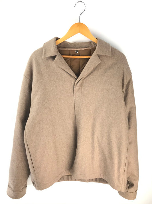 【中古品】【メンズ】 COSTUMEIN コストメイン 2WAY OPEN COLLAR WOOL JACKET ライナー付き オープンカラーウールジャケット アウター 141-250116-mo-01-tag サイズ：50 カラー：モカ/ブラウン 万代Net店