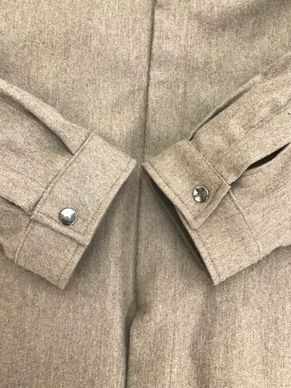 【中古品】【メンズ】 COSTUMEIN コストメイン 2WAY OPEN COLLAR WOOL JACKET ライナー付き オープンカラーウールジャケット アウター 141-250116-mo-01-tag サイズ：50 カラー：モカ/ブラウン 万代Net店