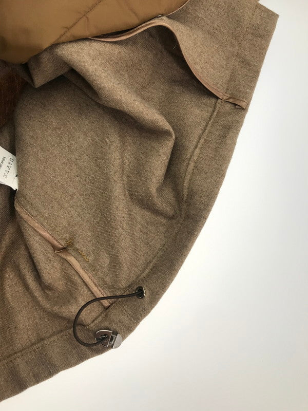 【中古品】【メンズ】 COSTUMEIN コストメイン 2WAY OPEN COLLAR WOOL JACKET ライナー付き オープンカラーウールジャケット アウター 141-250116-mo-01-tag サイズ：50 カラー：モカ/ブラウン 万代Net店