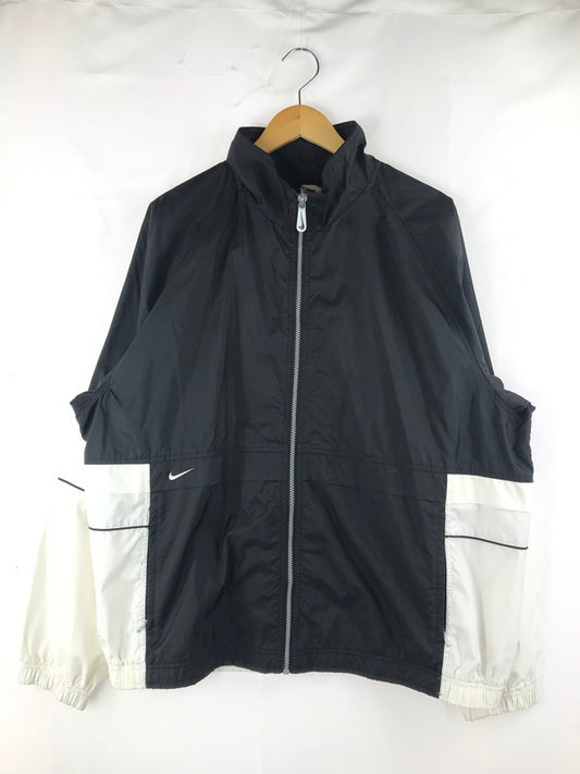 【中古品】【メンズ】 NIKE ナイキ NYLON JACKET 90S 白タグ ナイロンジャケット アウター 146-250116-mo-16-tag サイズ：XL カラー：ブラック 万代Net店