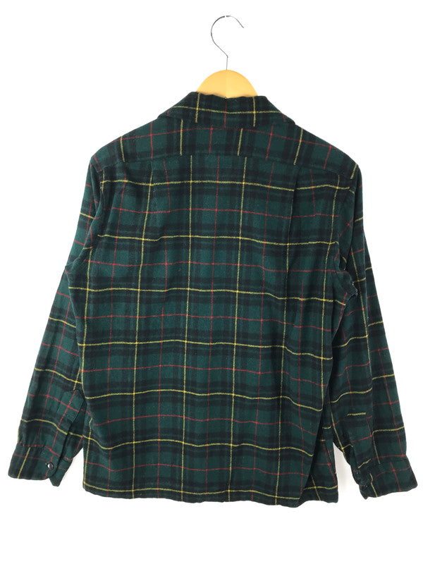 【中古品】【メンズ】 PENDLETON ペンドルトン 70's WOOL CHECK BOARD SHIRT 70年代 ウールチェック ボードシャツ 長袖シャツ ヴィンテージ 146-250115-hi-36-tag サイズ：M カラー：グリーン 万代Net店