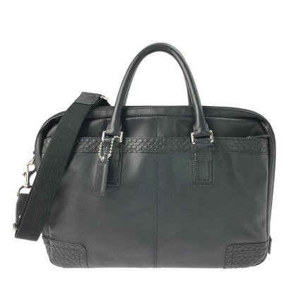 【中古品】【メンズ】 COACH コーチ 2WAY BRIEFCASE F70550 ブリーフケース ショルダーバッグ ビジネスバッグ カバン 180-250119-hi-10-tag カラー：ブラック 万代Net店