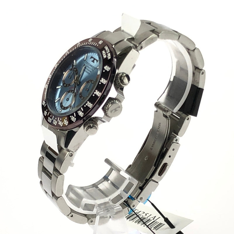 【中古美品】【メンズ】 TECHNOS テクノス WRIST WATCH T4251AI リストウォッチ クロノグラフ アナログ クォーツ 腕時計 199-250119-hi-05-tag カラー：シルバー 万代Net店