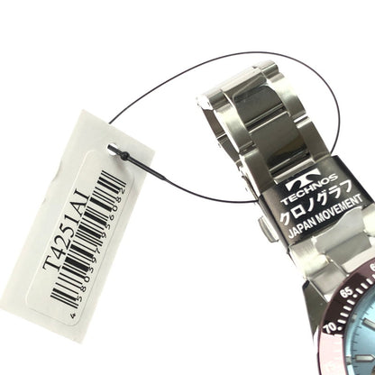 【中古美品】【メンズ】 TECHNOS テクノス WRIST WATCH T4251AI リストウォッチ クロノグラフ アナログ クォーツ 腕時計 199-250119-hi-05-tag カラー：シルバー 万代Net店