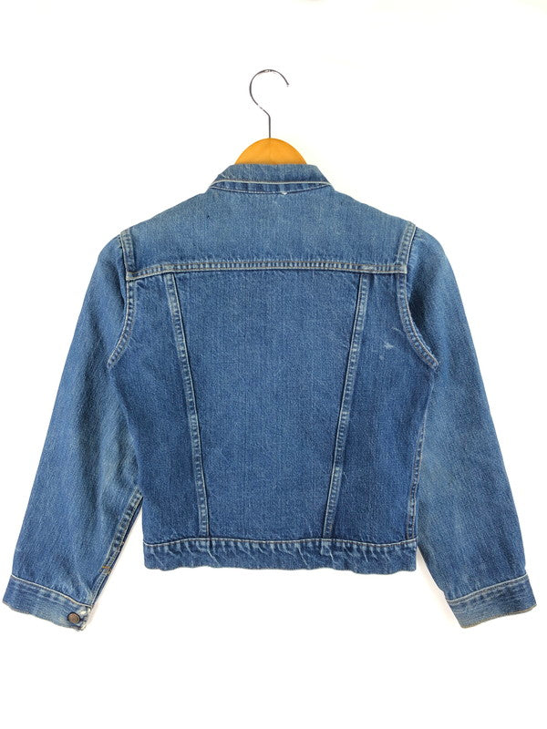 【中古品】【メンズ/レディース】 VINTAGE 60S FRONT PLEATED 4 POCKET DENIM JACKET ヴィンテージ 60年代 スナップボタン フロントプリーツ 4ポケット デニムジャケット アウター 146-250119-mo-19-tag カラー：ブルー 万代Net店