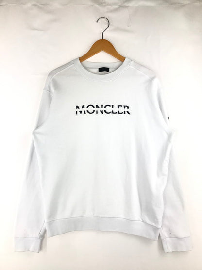 【中古品】【メンズ】 MONCLER モンクレール SWEATSHIRT C-SCOM-21-51105 H20918G00010 スウェットシャツ トップス トレーナー 141-250201-mo-06-tag サイズ：M カラー：ホワイト 万代Net店