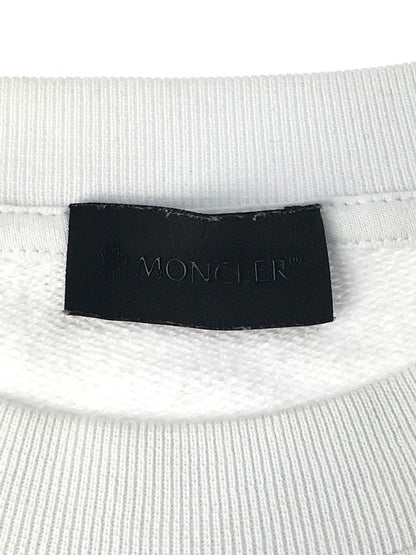 【中古品】【メンズ】 MONCLER モンクレール SWEATSHIRT C-SCOM-21-51105 H20918G00010 スウェットシャツ トップス トレーナー 141-250201-mo-06-tag サイズ：M カラー：ホワイト 万代Net店