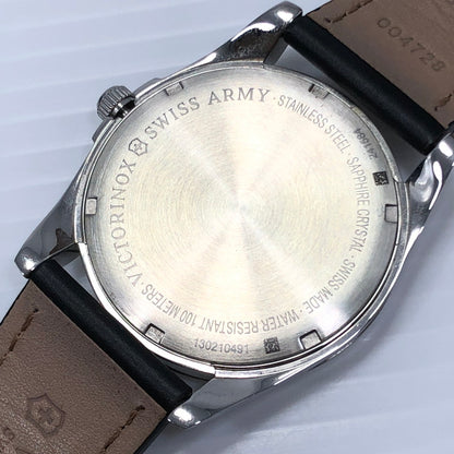 【中古品】【メンズ】 Victorinox ビクトリノックス SWISS ARMY 241584 スイスアーミー デイト クォーツ 腕時計 197-250116-hi-16-tag カラー：ブラック 万代Net店
