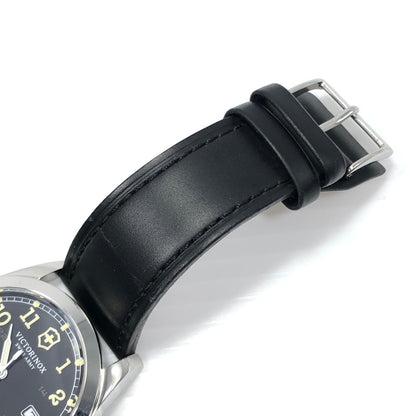 【中古品】【メンズ】 Victorinox ビクトリノックス SWISS ARMY 241584 スイスアーミー デイト クォーツ 腕時計 197-250116-hi-16-tag カラー：ブラック 万代Net店