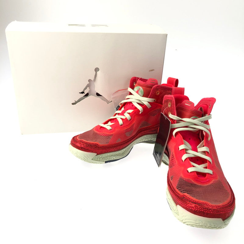 【中古美品】【メンズ】 NIKE ナイキ × RUI HACHIMURA 八村塁 コラボ AIR JORDAN 37 RED DX1691-600 エアジョーダン 37 レッド スニーカー 靴 160-250118-hi-13-tag サイズ：26.5cm US 8.5 カラー：SIREN RED/SEA GLASS 万代Net店