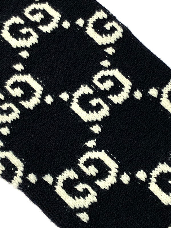 【中古品】【メンズ】 GUCCI グッチ GG JACQUARD BORDER KNIT496458 GGジャガード ボーダーニット セーター 141-250118-hi-16-tag カラー：ホワイト/ブラック 万代Net店