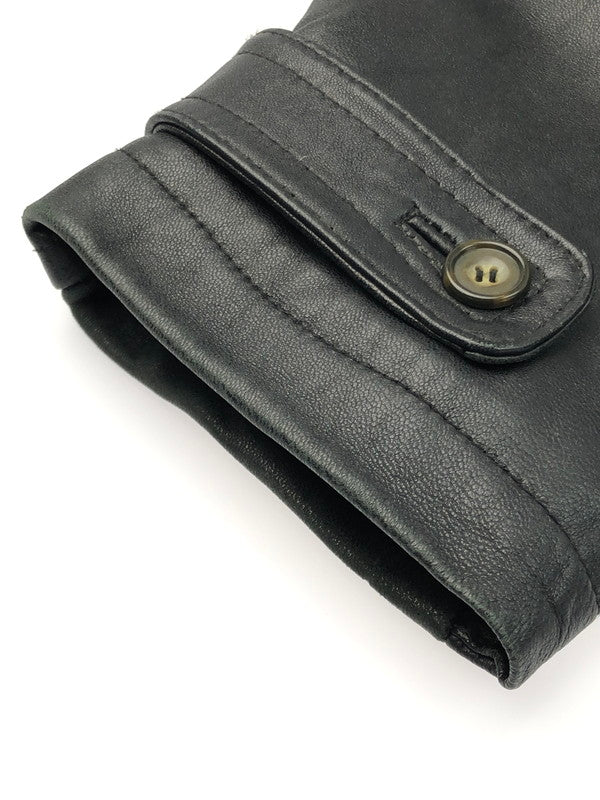 【現状渡し品】【メンズ】 R-1 HOMME Leather hood jacket 6266172 レザーフードジャケット アウター 147-250119-mo-08-tag サイズ：M カラー：ブラック 万代Net店