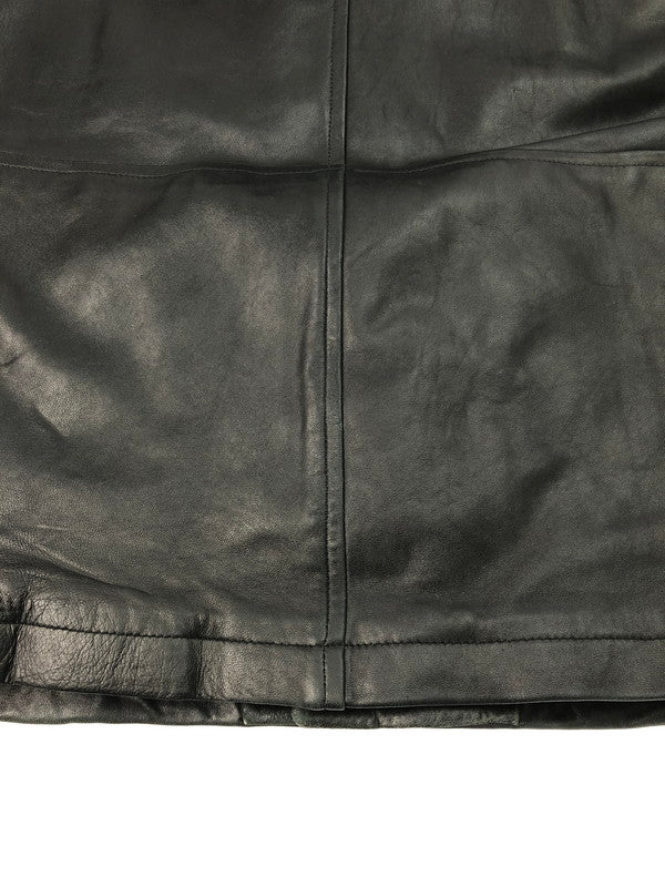 【現状渡し品】【メンズ】  R-1 HOMME Leather hood jacket 6266172 レザーフードジャケット アウター 147-250119-mo-08-tag サイズ：M カラー：ブラック 万代Net店