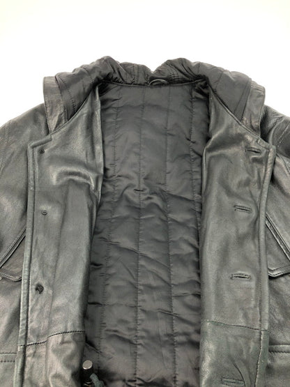 【現状渡し品】【メンズ】 R-1 HOMME Leather hood jacket 6266172 レザーフードジャケット アウター 147-250119-mo-08-tag サイズ：M カラー：ブラック 万代Net店