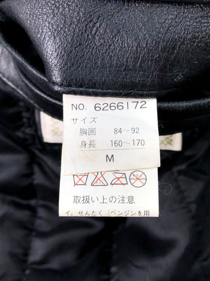 【現状渡し品】【メンズ】 R-1 HOMME Leather hood jacket 6266172 レザーフードジャケット アウター 147-250119-mo-08-tag サイズ：M カラー：ブラック 万代Net店