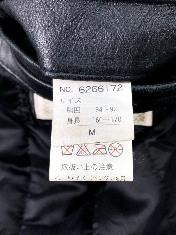 【現状渡し品】【メンズ】  R-1 HOMME Leather hood jacket 6266172 レザーフードジャケット アウター 147-250119-mo-08-tag サイズ：M カラー：ブラック 万代Net店