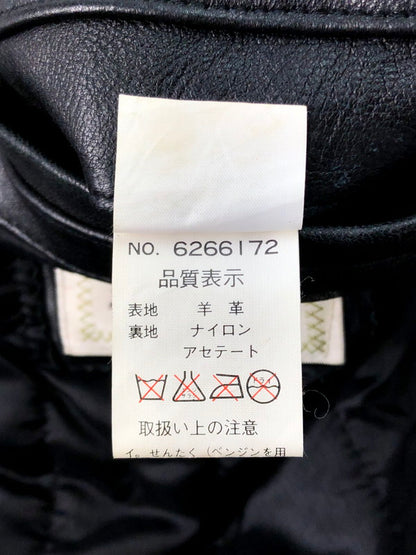 【現状渡し品】【メンズ】 R-1 HOMME Leather hood jacket 6266172 レザーフードジャケット アウター 147-250119-mo-08-tag サイズ：M カラー：ブラック 万代Net店