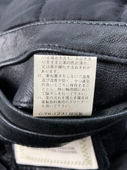 【現状渡し品】【メンズ】 R-1 HOMME Leather hood jacket 6266172 レザーフードジャケット アウター 147-250119-mo-08-tag サイズ：M カラー：ブラック 万代Net店