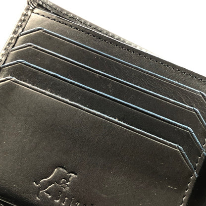 【中古品】【メンズ】  BRIZEL ブライゼル COMPACT WALLET BTR6001-102 コンパクトウォレット 牛革 二つ折り財布 200-250124-yk-10-tag カラー：ブラック 万代Net店