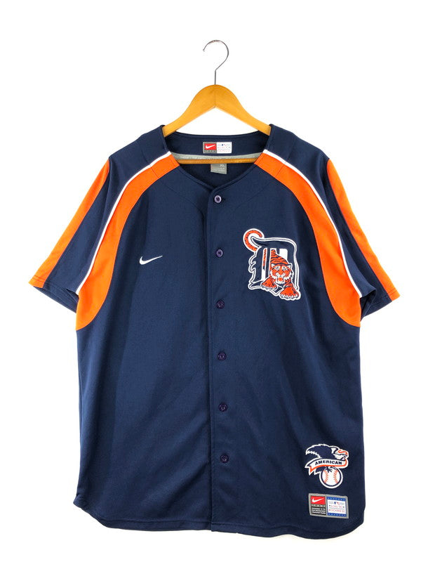 【中古品】【メンズ】 NIKE ナイキ MLB DETROIT TIGERS GAME TOP デトロイト タイガースゲームトップ 半袖 トップス 146-250119-mo-18-tag サイズ：XL カラー：ネイビー 万代Net店