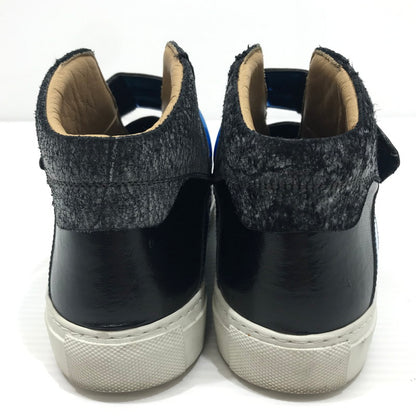 【中古品】【レディース】 MM6 エムエムシックス MAISON MARGIELA メゾンマルジェラ  METALLIC HIGHTOP SNEAKER メタリック ハイカットスニーカー 靴 183-250123-yk-01-tag サイズ：37 カラー：ブルー 万代Net店