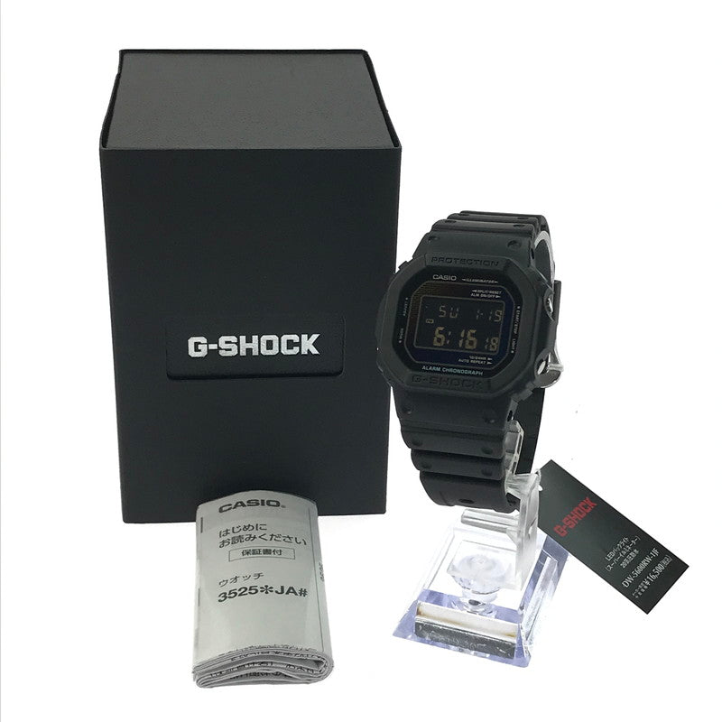 【中古美品】【メンズ】 CASIO カシオ G-SHOCK ジーショック DW-5600RW-1JF 腕時計 196-250120-ki-19-tag カラー：ブラック 万代Net店