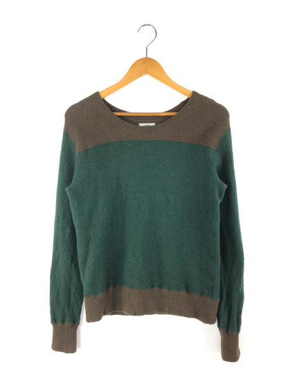 【中古品】【メンズ】 VISVIM ビズビム WOOL KNIT 0116205012005 ウールニット セーター トップス 140-250121-yk-14-tag サイズ：2 カラー：グリーン/ブラウン 万代Net店