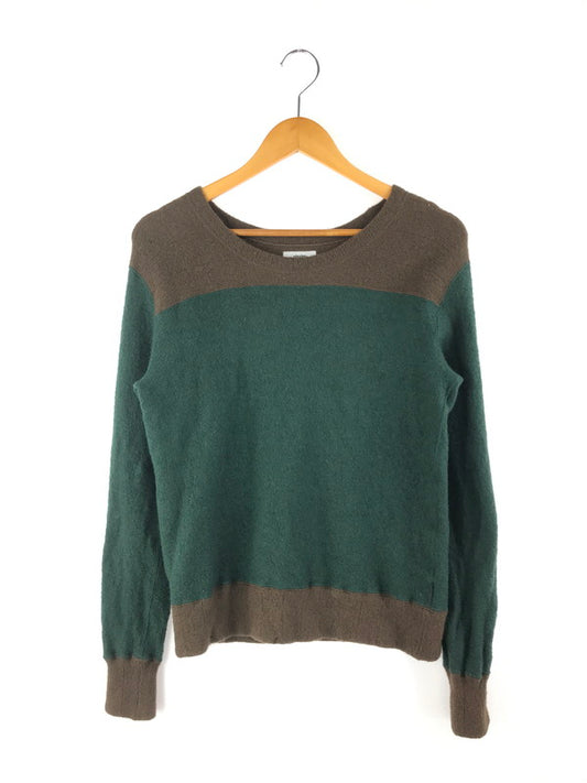 【中古品】【メンズ】 VISVIM ビズビム WOOL KNIT 0116205012005 ウールニット セーター トップス 140-250121-yk-14-tag サイズ：2 カラー：グリーン/ブラウン 万代Net店