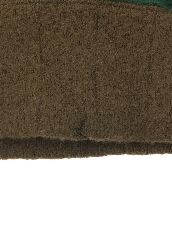 【中古品】【メンズ】 VISVIM ビズビム WOOL KNIT 0116205012005 ウールニット セーター トップス 140-250121-yk-14-tag サイズ：2 カラー：グリーン/ブラウン 万代Net店