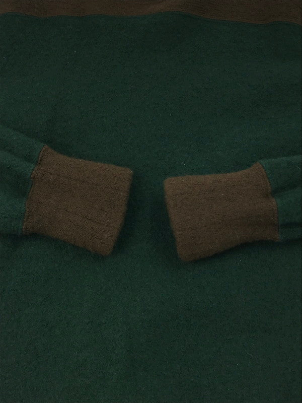【中古品】【メンズ】 VISVIM ビズビム WOOL KNIT 0116205012005 ウールニット セーター トップス 140-250121-yk-14-tag サイズ：2 カラー：グリーン/ブラウン 万代Net店
