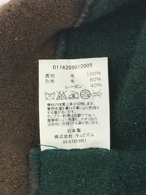 【中古品】【メンズ】 VISVIM ビズビム WOOL KNIT 0116205012005 ウールニット セーター トップス 140-250121-yk-14-tag サイズ：2 カラー：グリーン/ブラウン 万代Net店