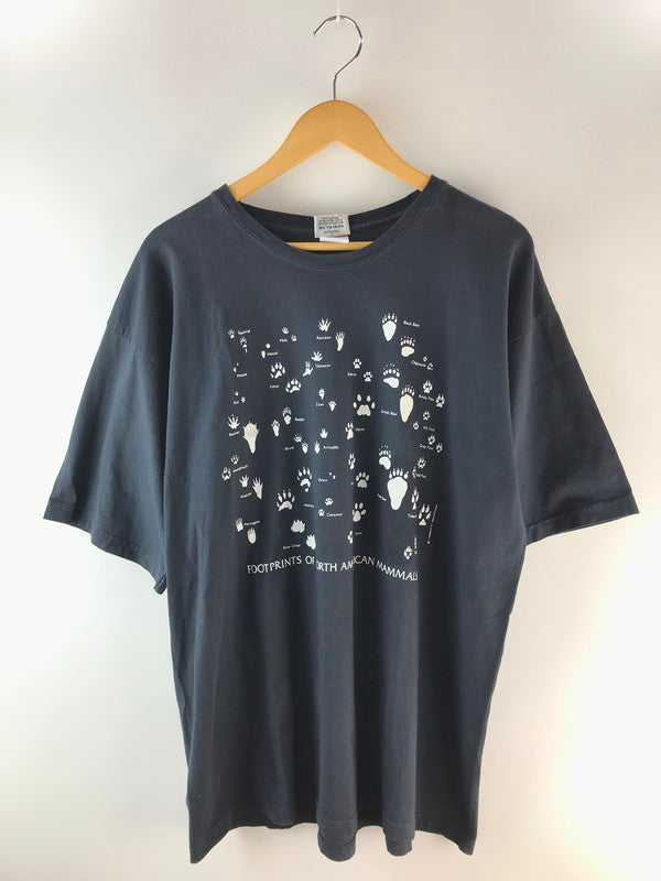 【中古品】【メンズ】 LIBERTY ORGANICS S/S FOOTPRINTS TEE ショートスリーブ フットプリントTシャツ 半袖Tシャツ 146-250327-hi-02-tag サイズ：XL カラー：ネイビー 万代Net店