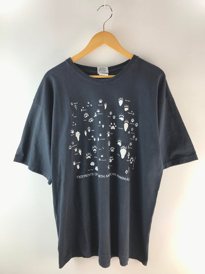 【中古品】【メンズ】 LIBERTY ORGANICS S/S FOOTPRINTS TEE ショートスリーブ フットプリントTシャツ 半袖Tシャツ 146-250327-hi-02-tag サイズ：XL カラー：ネイビー 万代Net店