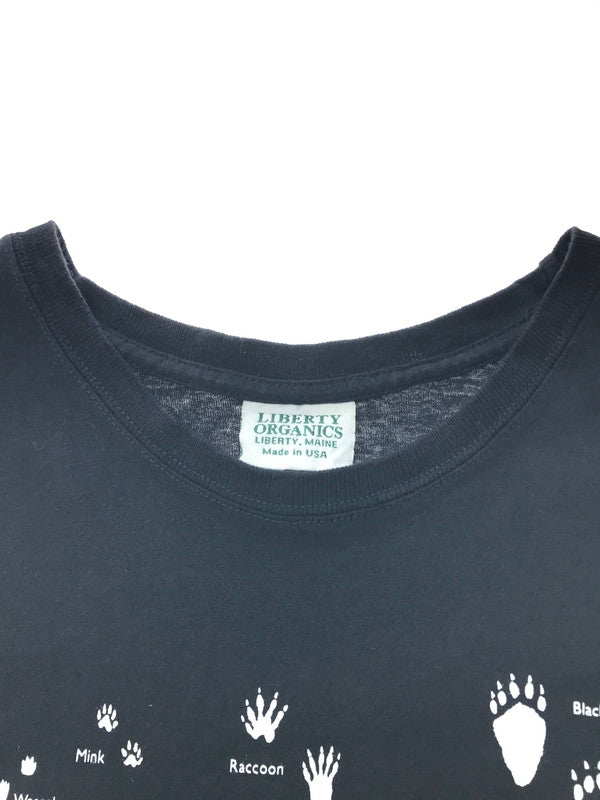 【中古品】【メンズ】 LIBERTY ORGANICS S/S FOOTPRINTS TEE ショートスリーブ フットプリントTシャツ 半袖Tシャツ 146-250327-hi-02-tag サイズ：XL カラー：ネイビー 万代Net店