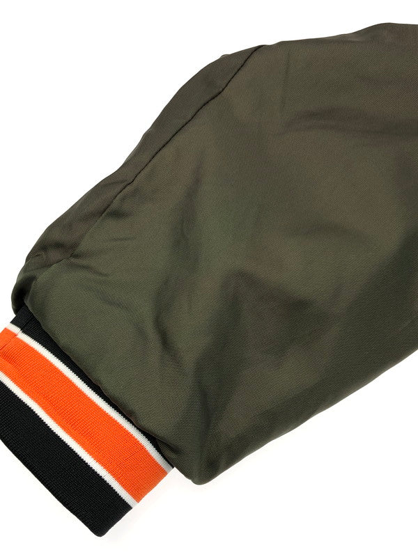 【現状渡し品】【メンズ】  NFL BROWNS NYLON STADIUM JACKET NFL ブラウンズ ナイロン スタジアム ジャケット アウター 146-250123-mo-10-tag サイズ：L カラー：カーキ 万代Net店