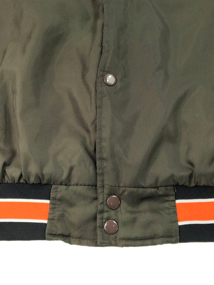 【現状渡し品】【メンズ】  NFL BROWNS NYLON STADIUM JACKET NFL ブラウンズ ナイロン スタジアム ジャケット アウター 146-250123-mo-10-tag サイズ：L カラー：カーキ 万代Net店