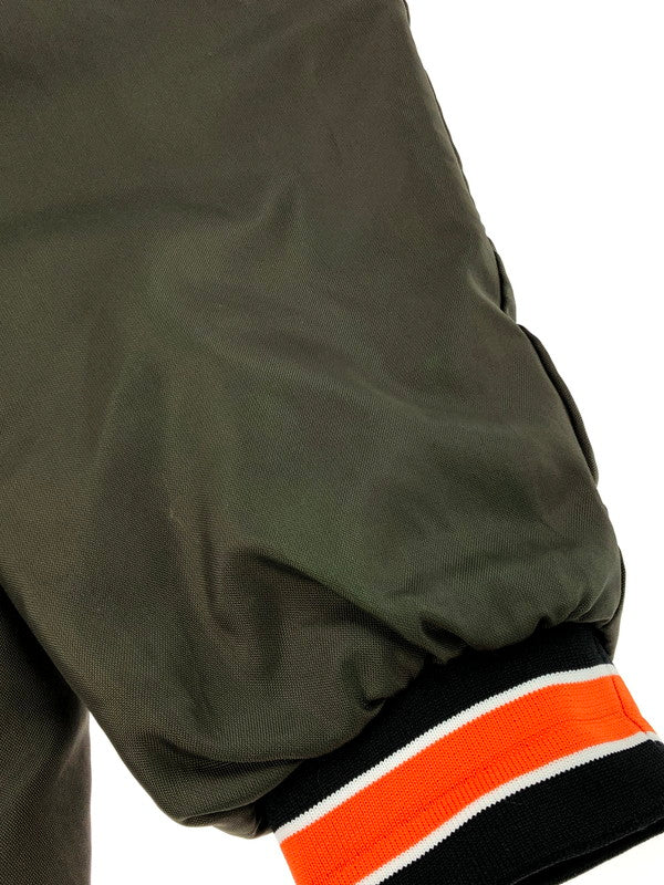 【現状渡し品】【メンズ】  NFL BROWNS NYLON STADIUM JACKET NFL ブラウンズ ナイロン スタジアム ジャケット アウター 146-250123-mo-10-tag サイズ：L カラー：カーキ 万代Net店