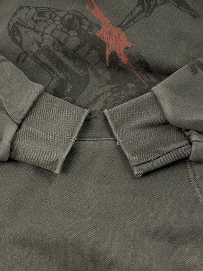 【中古美品】【メンズ】 SOMEIT サミット PRINTED HOODIE プリントフーディー パーカー トップス 142-250124-yk-05-tag サイズ：L カラー：グレー 万代Net店