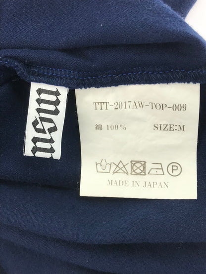 【中古品】【メンズ】 TTT_MSW ティー HALF ZIP KNIT TTT-2017AW-TOP-009 ハーフジップニット トップス 長袖 140-250123-ki-03-tag サイズ：M カラー：ネイビー 万代Net店
