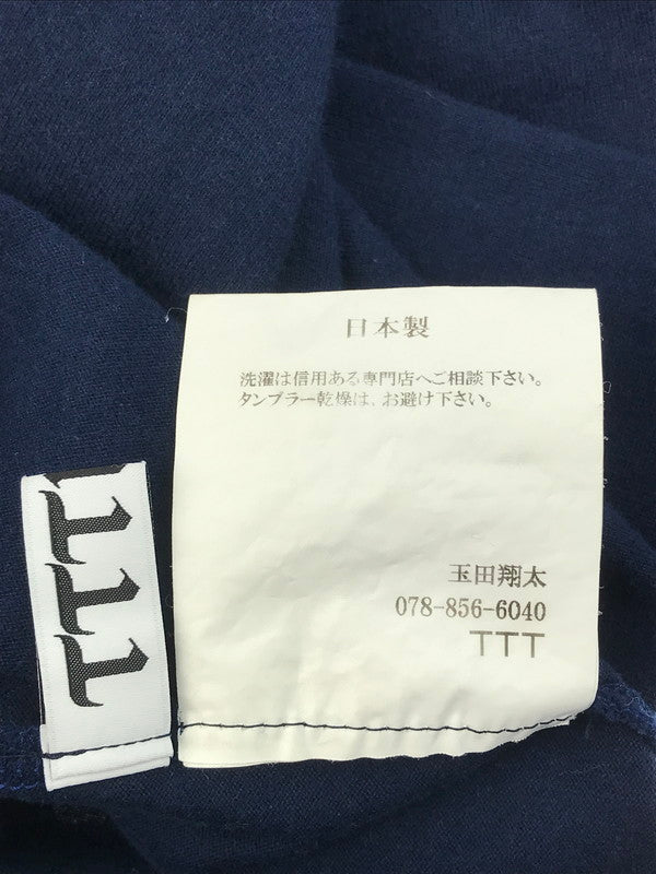 【中古品】【メンズ】 TTT_MSW ティー HALF ZIP KNIT TTT-2017AW-TOP-009 ハーフジップニット トップス 長袖 140-250123-ki-03-tag サイズ：M カラー：ネイビー 万代Net店